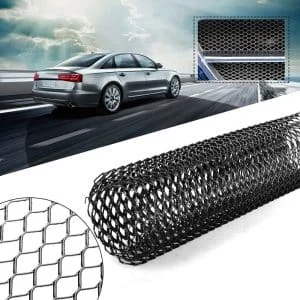 AVEX – Grila Sport Tuning din Aluminiu, dimensiune 100 x 33cm, decupabila, culoare Neagra