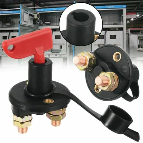 AVEX – Intrerupator "Contact General" dimensiune MICA pentru Autoutilitara, 12V 24V, cu cheie din plastic