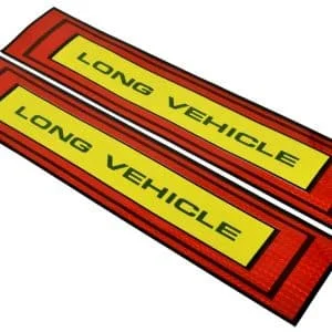 AVEX – Set sticker reflectorizant pentru camion " LONG VEHICLE " 50 x 10cm