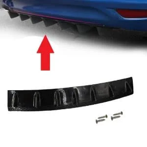 AVEX – Ornament Tuning Spoiler cu 7 aripioare, lungime 85 cm, culoare Negru