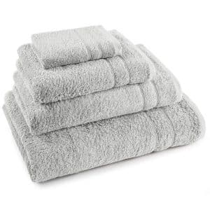 AVEX – Set 12 prosoape din Bumbac 100%, dimensiune 50 x 100 cm, Culoare Alba, Calitate Premium, HEIMTEX Germany