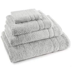 AVEX – Set 12 prosoape din Bumbac 100%, dimensiune 50 x 100 cm, Culoare Alba, Calitate Premium, HEIMTEX Germany
