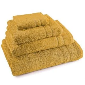 AVEX – Set 12 prosoape din Bumbac 100%, dimensiune 50 x 100 cm, Culoare Orange, Calitate Premium, HEIMTEX Germany