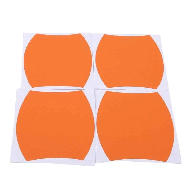 AVEX – Set 4 bucati protectie zgarieturi manere usa din autocolant carbon 3D Orange