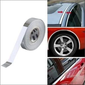 AVEX – Rola folie crom pentru colantare bandouri sau ornamente auto 150 x 2cm