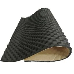 AVEX – Material insonorizant auto adeziv reliefat, dimensiune 80cm x 50cm x 15mm, culoare Neagra