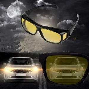 AVEX – Set 2 perechi ochelari de condus pe timp de zi, noapte sau ceata HD VISION