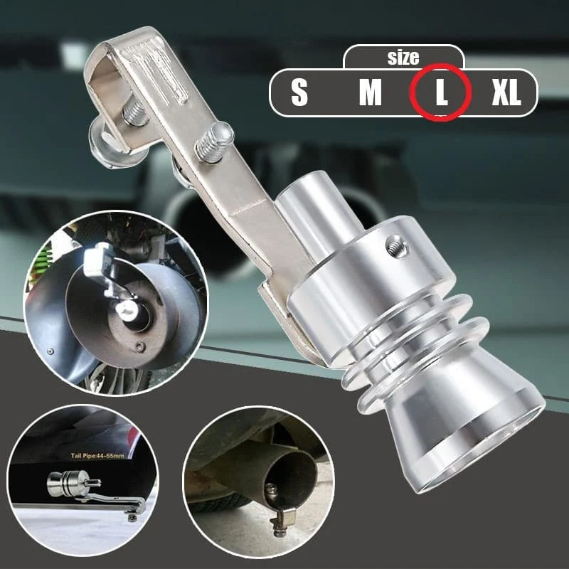 AVEX – Fluier din aluminiu pentru toba marime L, compatibil cu motoare intre 2000 2400 cc