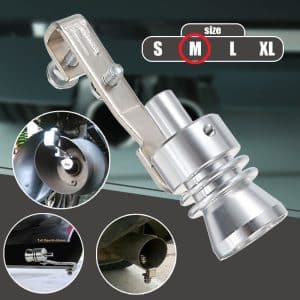 AVEX – Fluier din aluminiu pentru toba marime M, compatibil cu motoare intre 1600 2000 cc