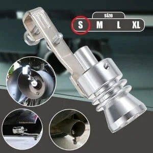 AVEX – Fluier din aluminiu pentru toba marime S, compatibil cu motoare intre 1000 1600 cc
