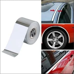 AVEX – Rola folie crom pentru colantare bandouri sau ornamente auto 150 x 5cm