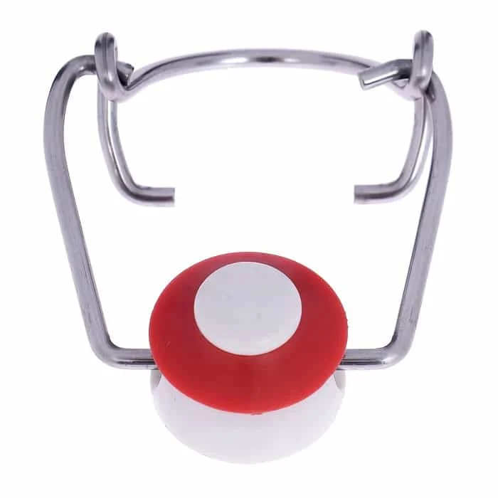 Set 100 capace pentru sticle cu inchidere cu clema metalica si dop ceramic cu garnitura din cauciuc