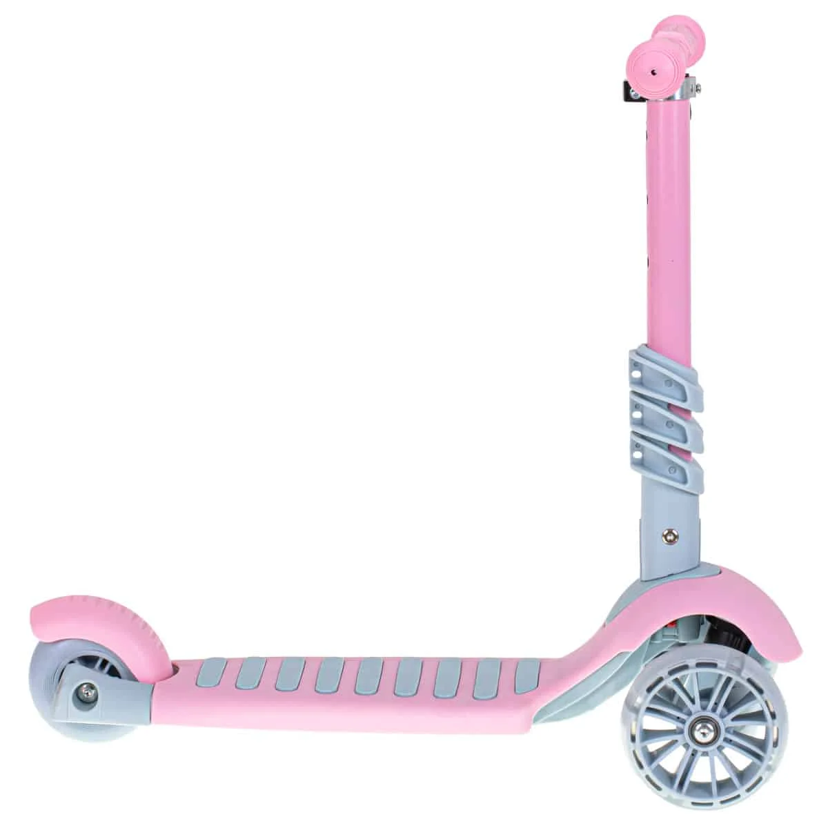 Tricicleta + Trotineta + Skateboard (3in1) roti iluminate LED ROZ