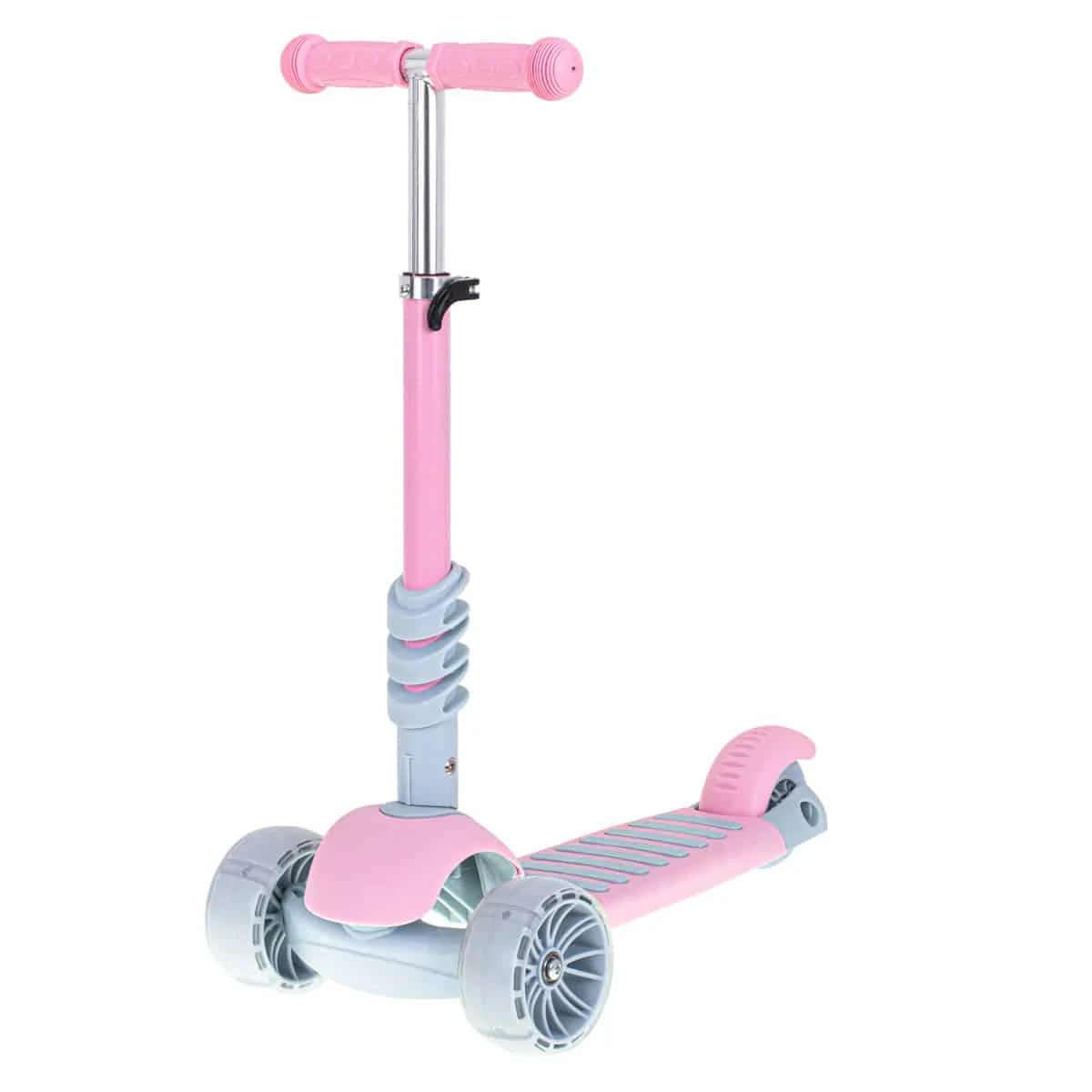 Tricicleta + Trotineta + Skateboard (3in1) roti iluminate LED ROZ