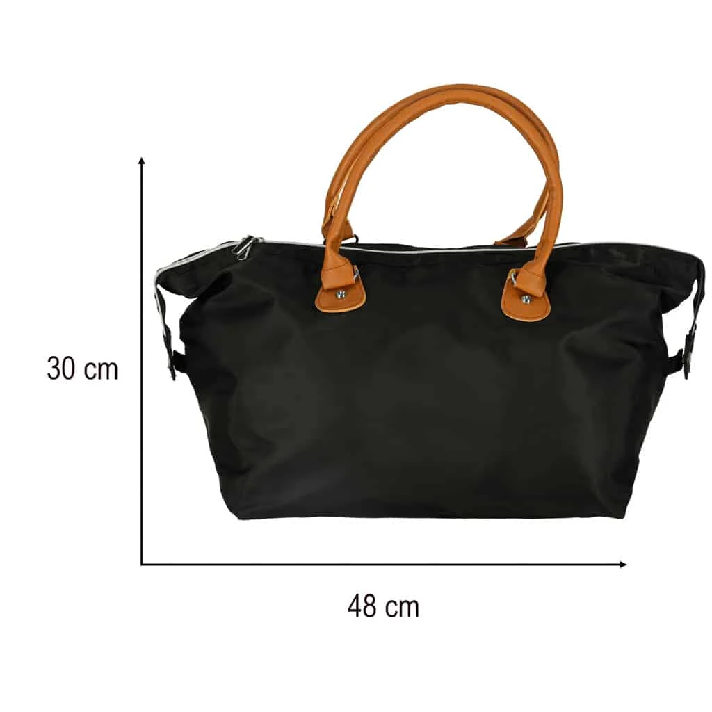 Set 3 piese, geanta de calatorie multifunctionala pentru carucior, set culoare negra, pentru mamici