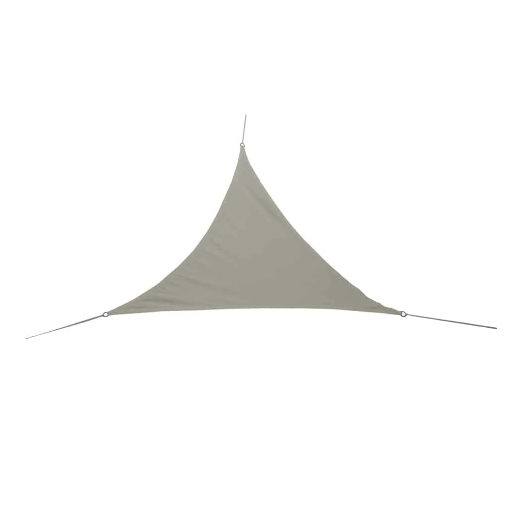 Umbrar de gradina triunghiular, impermeabil, culoare Gri, dimensiune 3 x 3 x 3 m