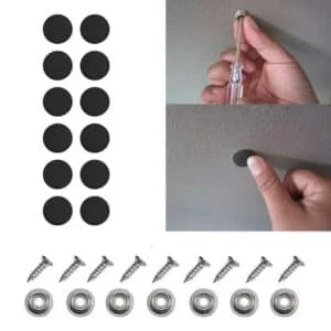 AVEX – Set 12 clipsuri pentru reparatii tapiterie plafon auto, culoare Negru