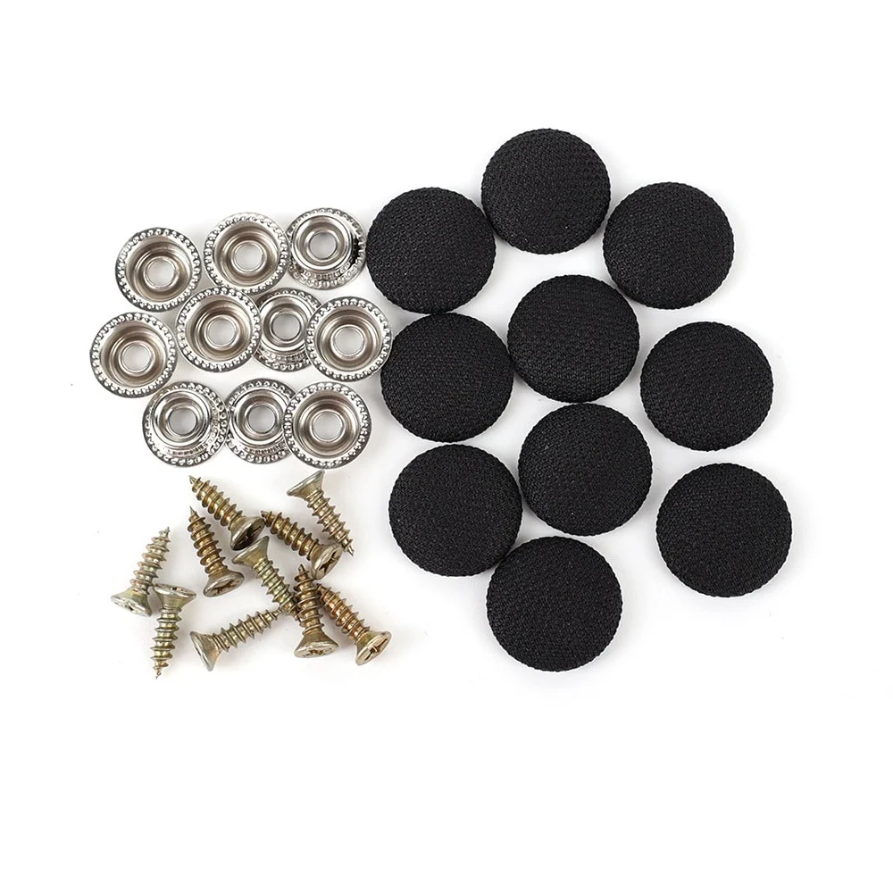 AVEX – Set 12 clipsuri pentru reparatii tapiterie plafon auto, culoare Negru