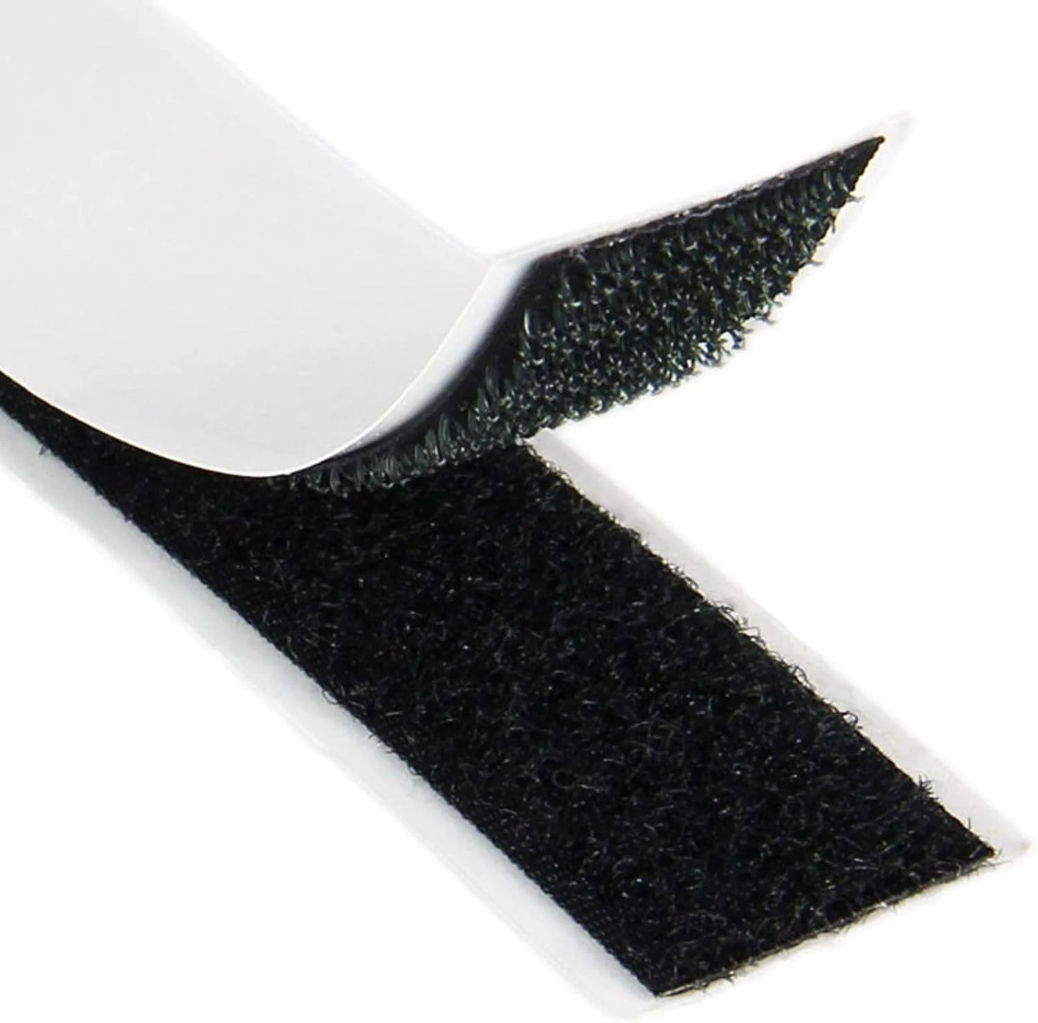 Set 10 buc. banda Velcro autoadeziva, dimensiuni 30mm latime x 10cm lungime, culoare neagra