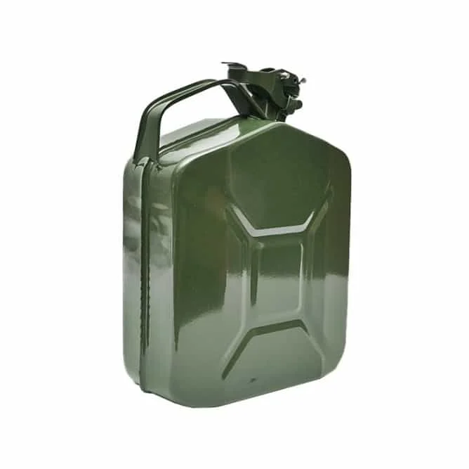 Canistra din metal pentru combustibil, capacitate 5l, culoare verde
