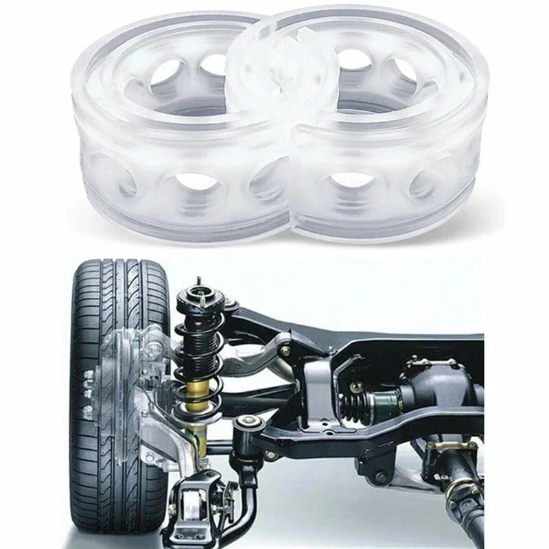 Set 2 inele distantiere pentru intarire arcuri autovehicule, material cauciuc siliconat, marime L