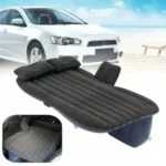 Saltea gonflabila pentru bancheta spate auto, dimensiune 138 x 85cm cu pompa electrica inclusa, culoare Neagra