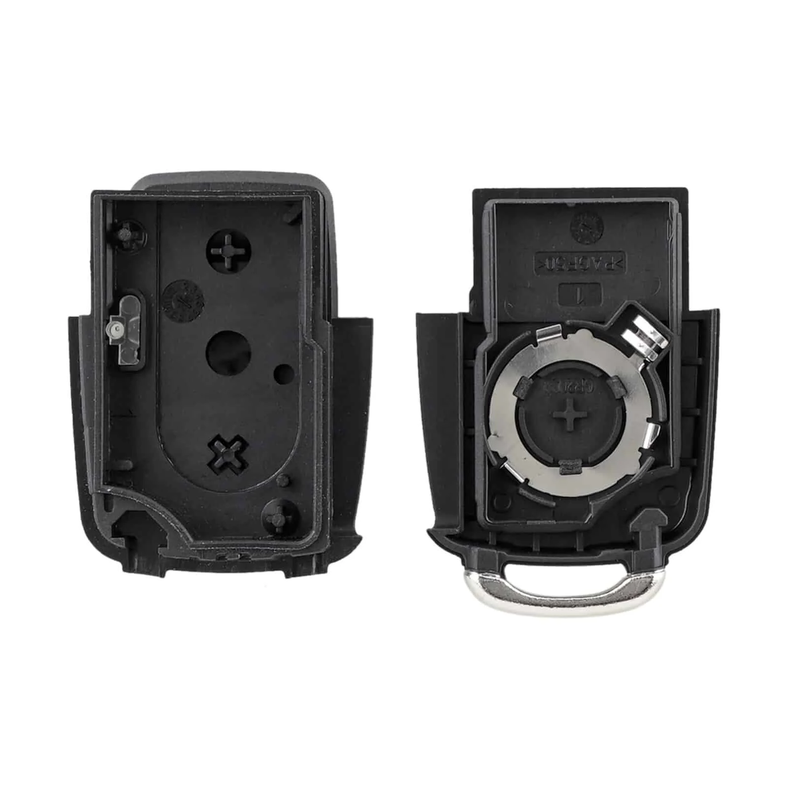 Carcasa Telecomanda Auto cu 2 butoane si lamela inclusa, compatibila Volkswagen, Skoda, Seat