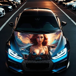 AVEX – Folie Capota Auto "Hood Art" rezistenta la exterior, marime S (150 x 110cm) Cod: AVX CAPOTA 012S