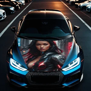 AVEX – Folie Capota Auto "Hood Art" rezistenta la exterior, marime M (165 x 120cm) Cod: AVX CAPOTA 001M