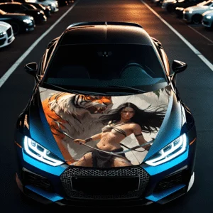AVEX – Folie Capota Auto "Hood Art" rezistenta la exterior, marime S (150 x 110cm) Cod: AVX CAPOTA 004S
