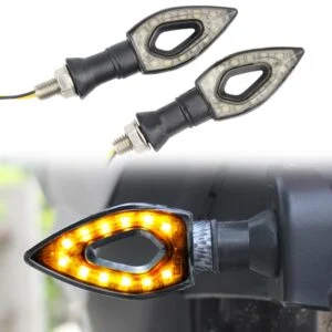 AVEX – Set 2 lampi semnalizare Arrow Led pentru motocicleta, 12V, AVX ZD59