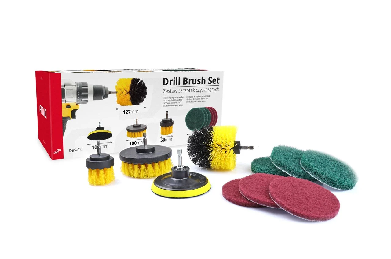 AMIO – Set 10 piese perii de curatare si slefuire