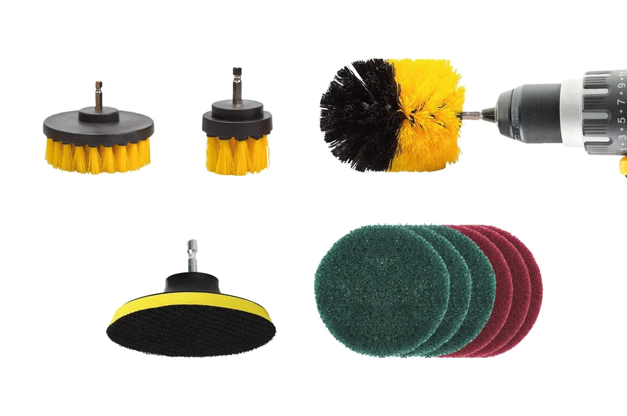AMIO – Set 10 piese perii de curatare si slefuire