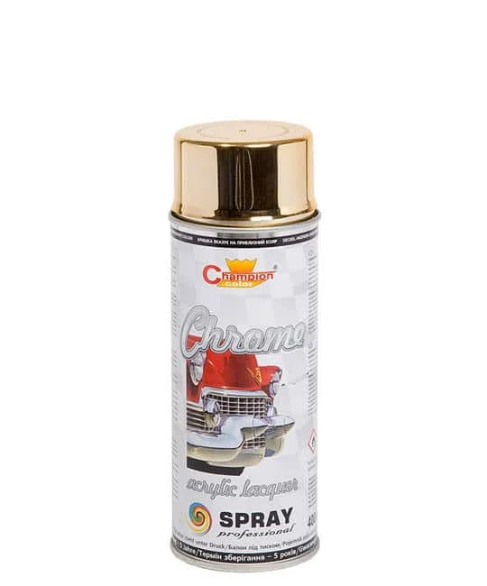 CHAMPION COLOR – Spray Vopsea Crom Gold 400ml Champion Color