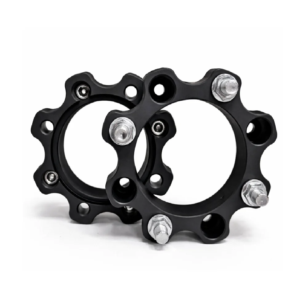 OEM – Set 2 buc. Distantiere Roti ATV din Aluminiu Forjat, grosime 50mm, distanta prezoane 4 x 136mm, gaura centrare 120mm, piulite…