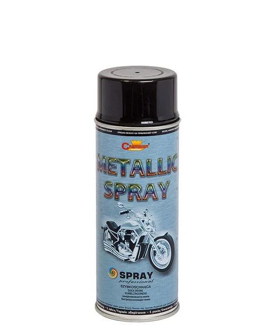 CHAMPION COLOR – Spray Vopsea 400ml Metalizat Acrilic Negru Champion Color