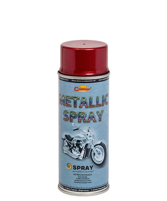 CHAMPION COLOR – Spray Vopsea 400ml Metalizat Acrilic Rosu Champion Color